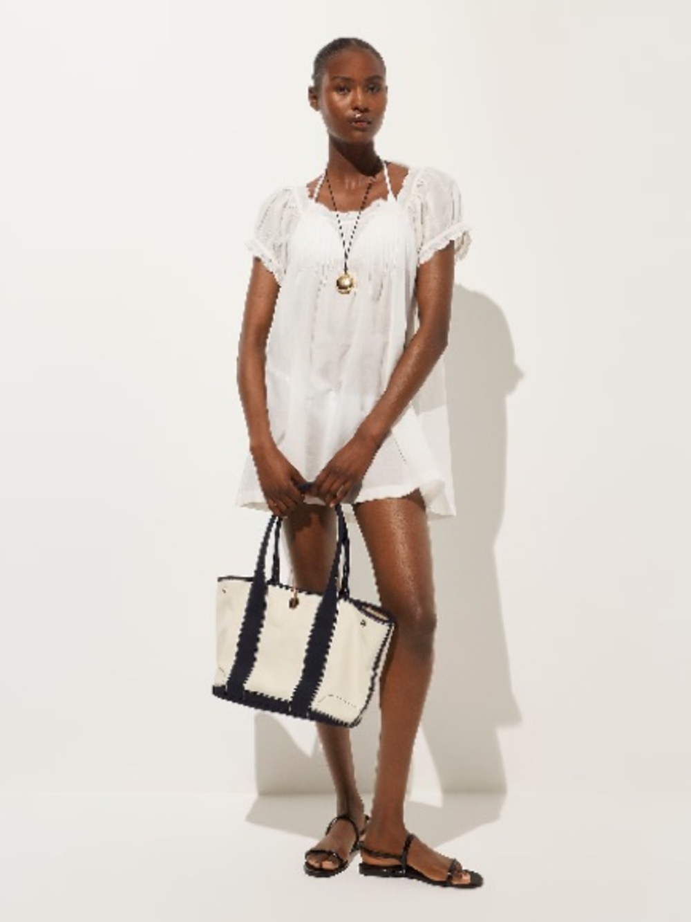 NWT J. Crew White Short Sleeve Mini Dress Cover-Up